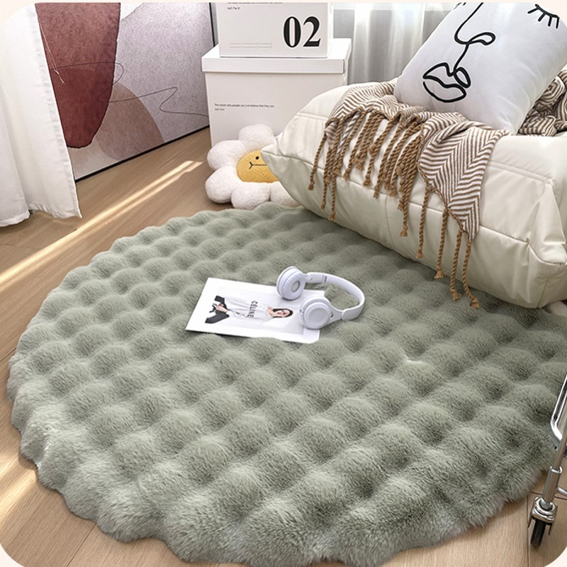 Fluffy Round Rug