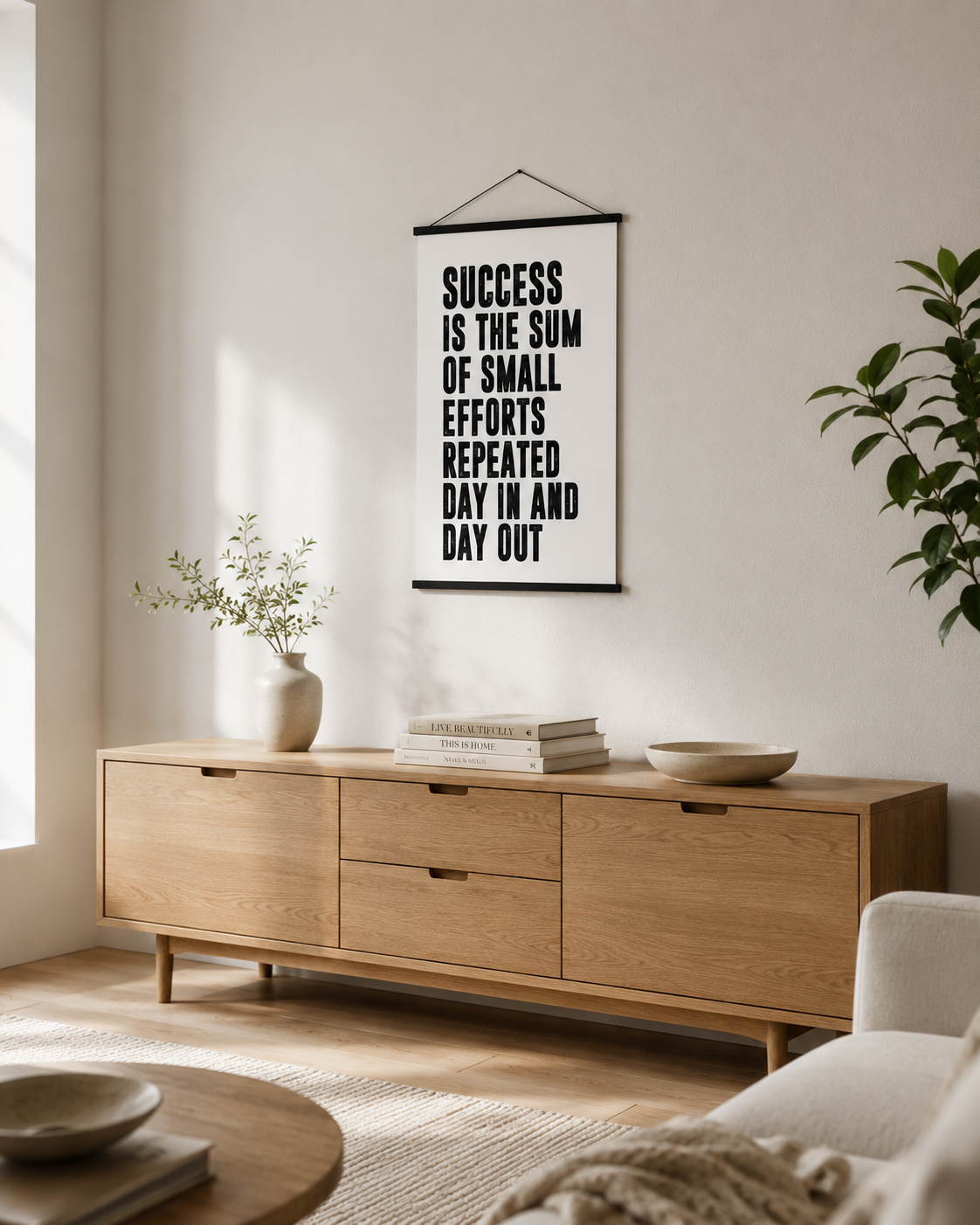 Affiche en papier mat classique avec support