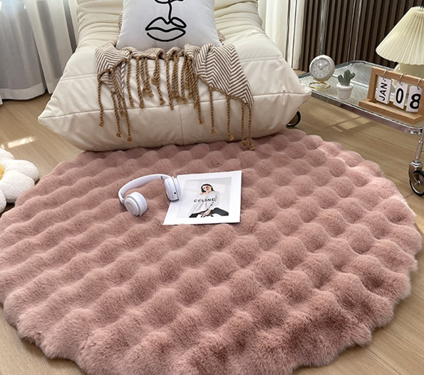 Fluffy Round Rug