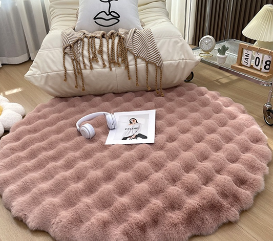 Fluffy Round Rug