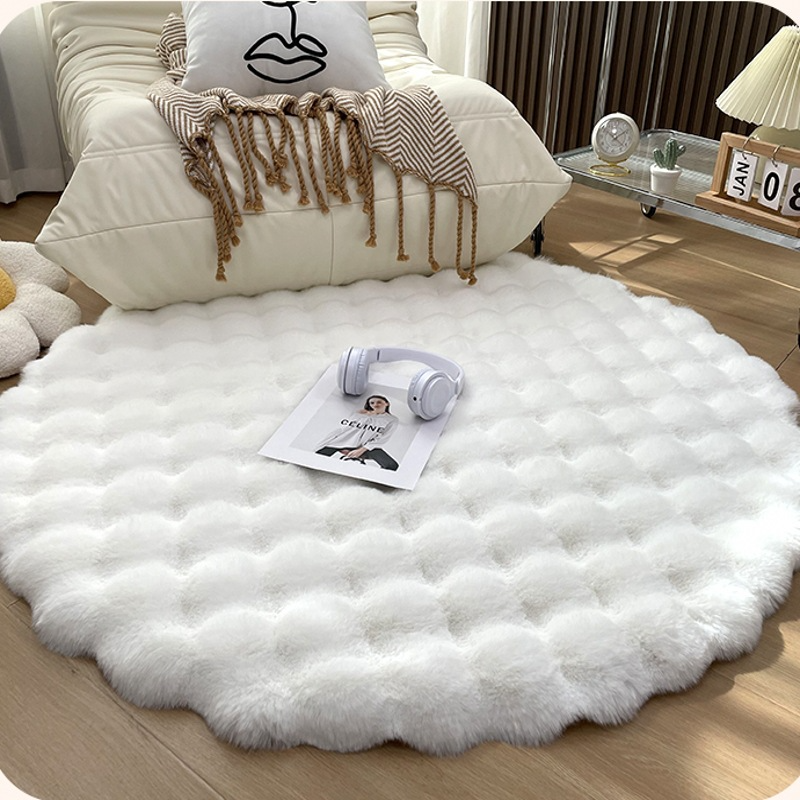Fluffy Round Rug